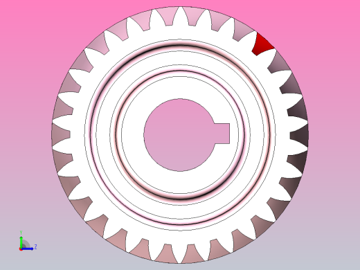 斜齿轮左视缩略图