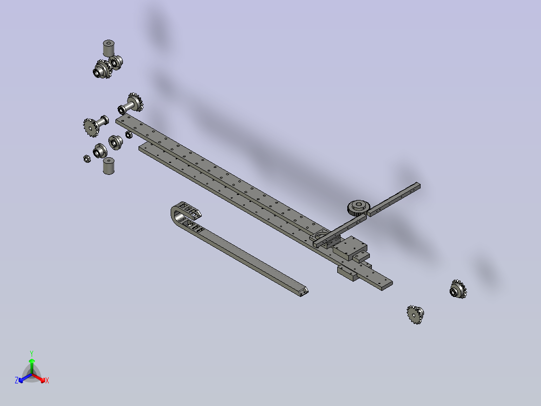 升降组件主视图