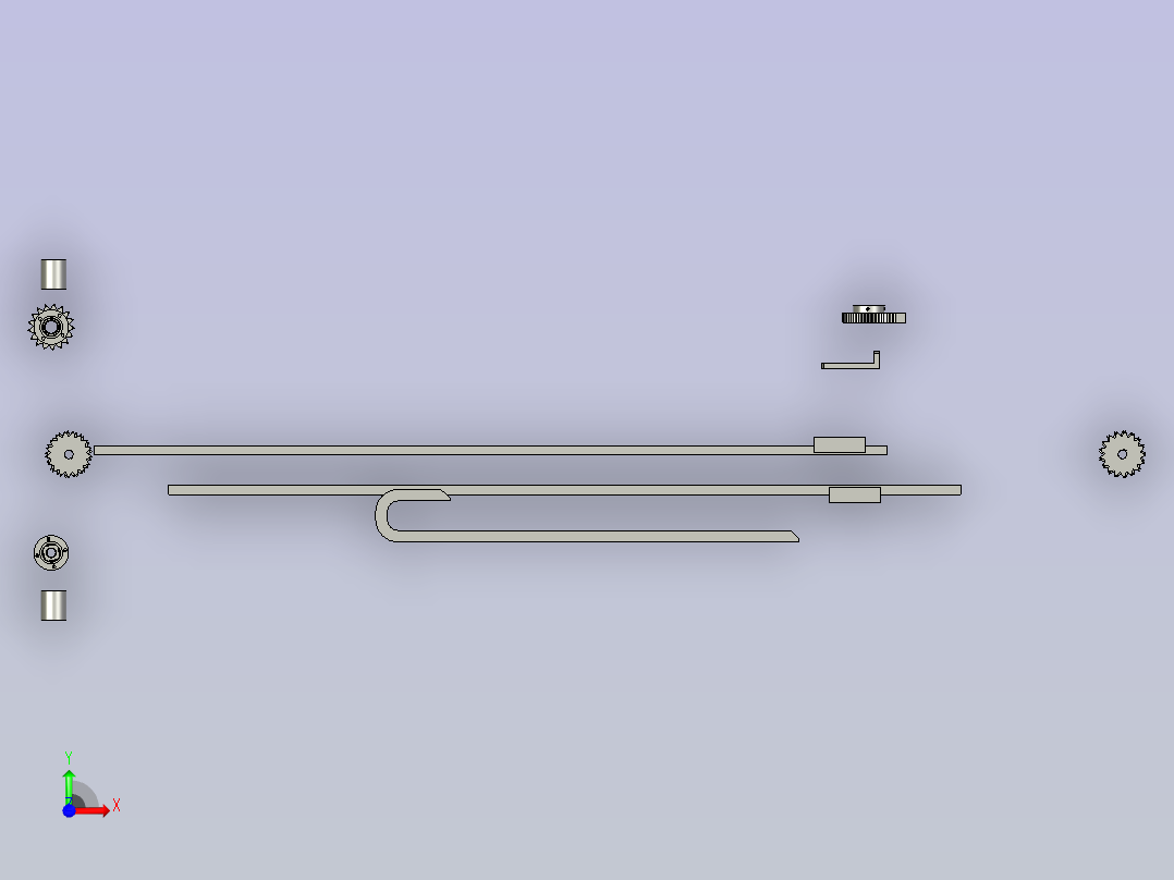 升降组件前视图