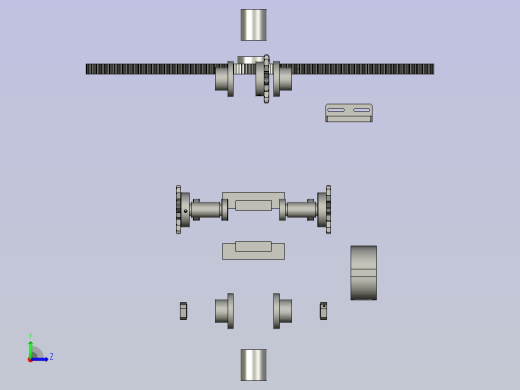 升降组件左视缩略图
