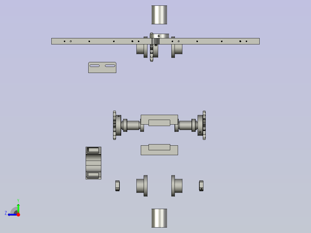 升降组件右视图