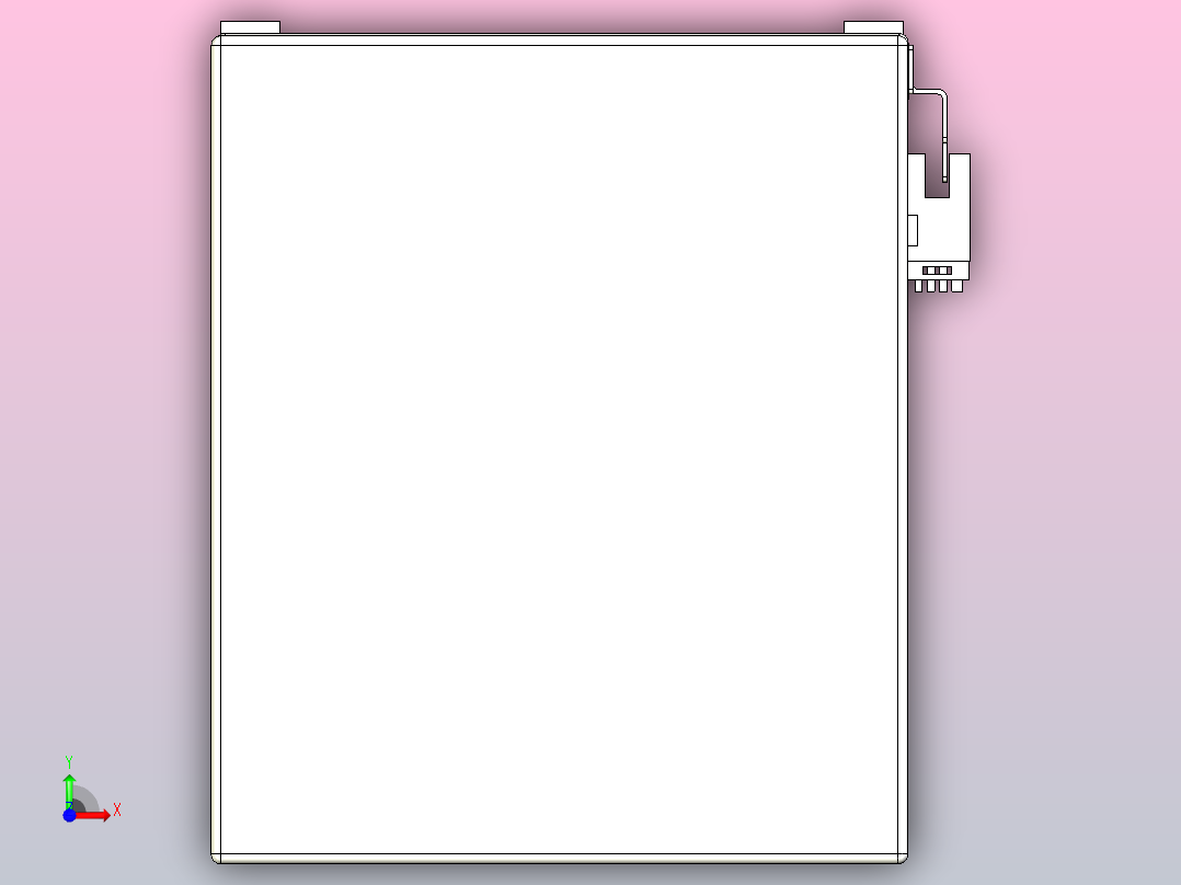滚珠丝杠直线轴带导轨全封闭TPA-HCR-140D-2010C-L800-MP-C-P40-N3前视图