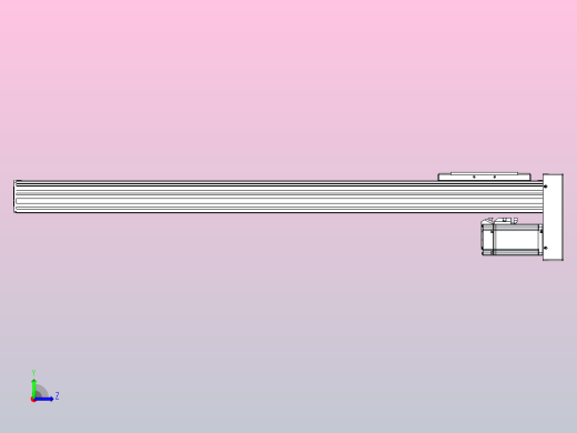 滚珠丝杠直线轴带导轨全封闭TPA-HCR-140D-2010C-L800-MP-C-P40-N3左视缩略图