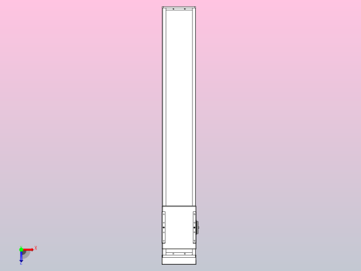 滚珠丝杠直线轴带导轨全封闭TPA-HCR-140D-2010C-L800-MP-C-P40-N3俯视缩略图