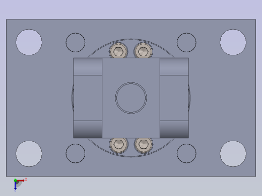 前装式液压缸俯视缩略图