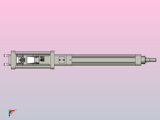 轻载电动缸TPA-ESR25-1002C-L150-M-CB-W-P10-C3俯视缩略图