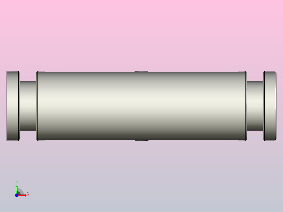 化油器 T 型接头前视图