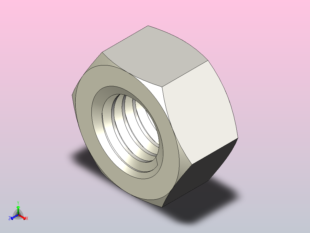 DIN_EN_ISO_4032_Hexagon_Nut_6.ipt六角螺母主视图