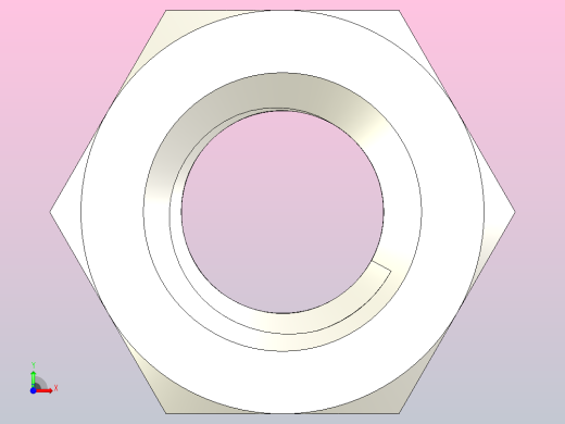 DIN_EN_ISO_4032_Hexagon_Nut_6.ipt六角螺母前视缩略图