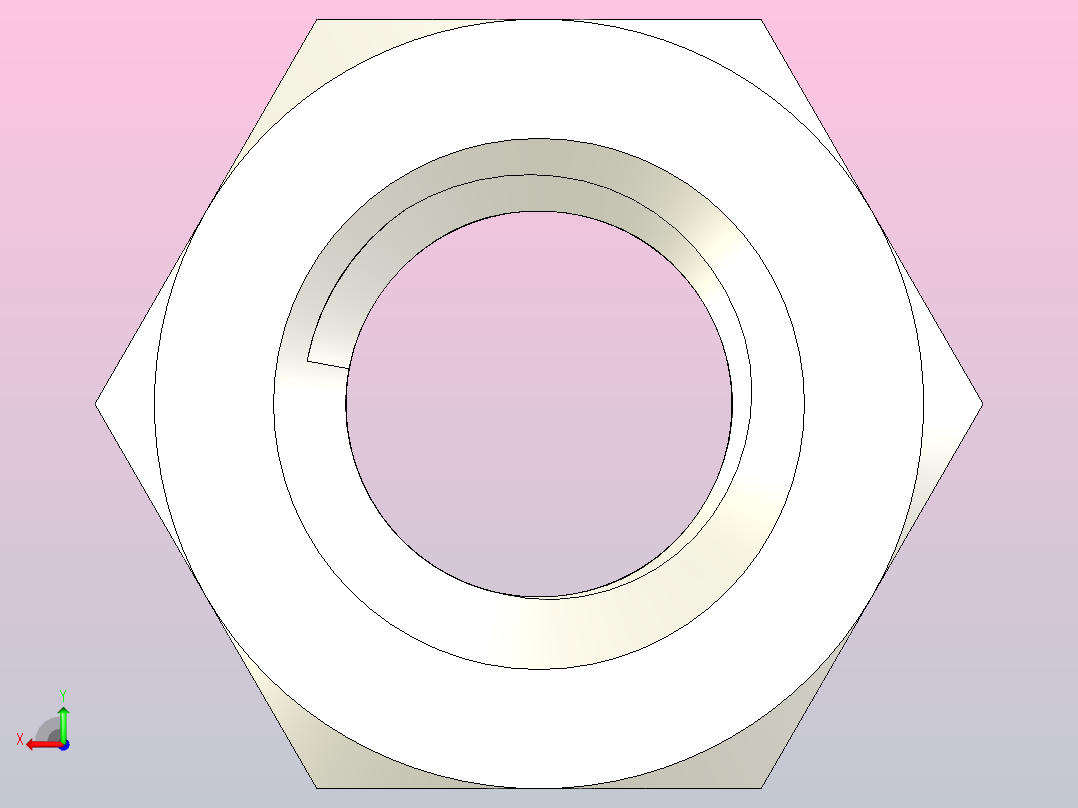 DIN_EN_ISO_4032_Hexagon_Nut_6.ipt六角螺母后视图