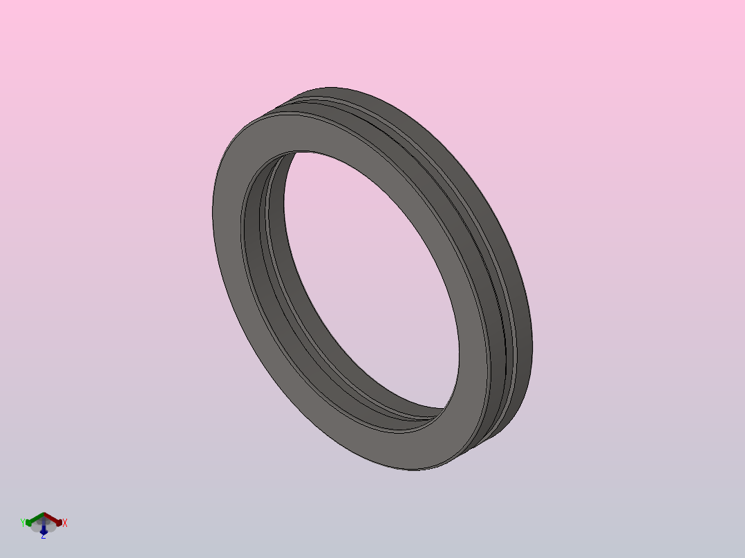 单向推力圆锥滚子轴承_91124主视图