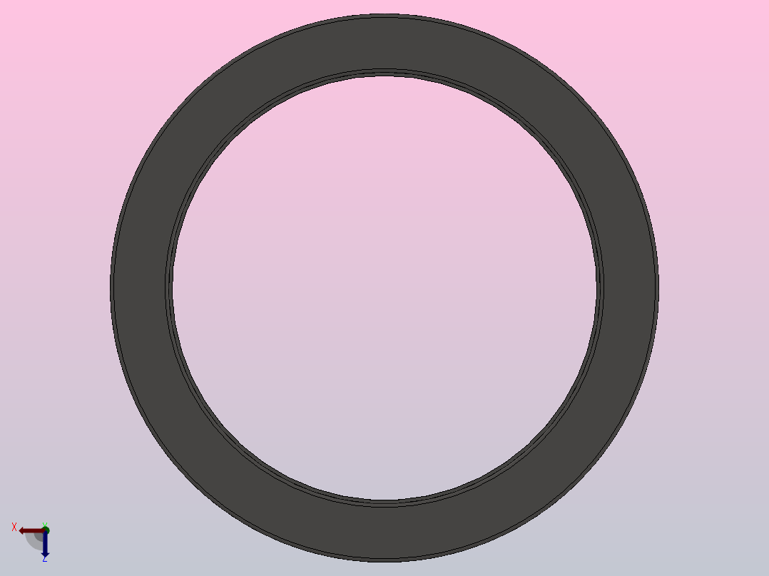 单向推力圆锥滚子轴承_91124后视图