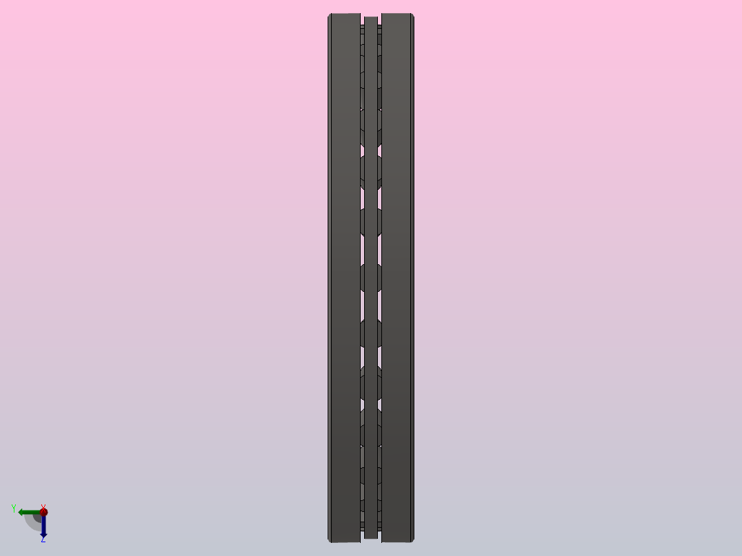 单向推力圆锥滚子轴承_91124右视图