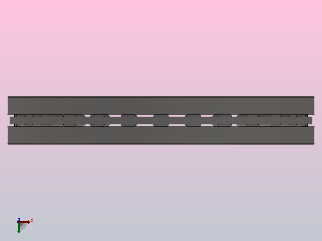 单向推力圆锥滚子轴承_91124俯视图