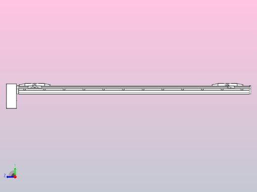 皮带直线轴双滑块型TPA-GCBS-150-P80-L600-RP-M75-N3右视缩略图