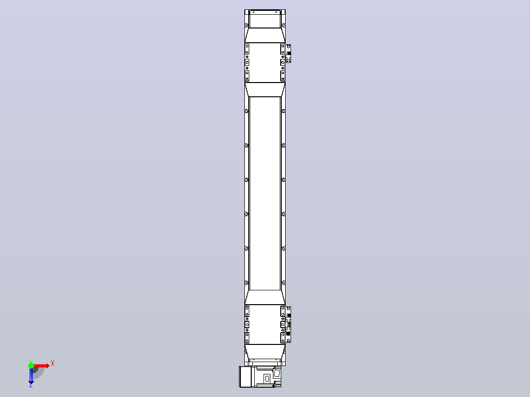 皮带直线轴双滑块型TPA-GCBS-120-P70-L275-LU-M20-N3俯视图