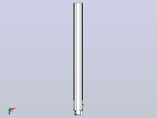 皮带直线轴半封闭可选导轨TPA-HNB-202D-140-L2050-RP-C-P75-N3俯视缩略图