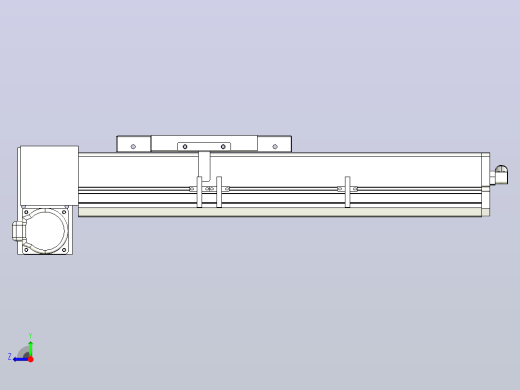 MCB17无尘皮带滑台[MCB17-L40-200-LD-P40-C3]右视缩略图