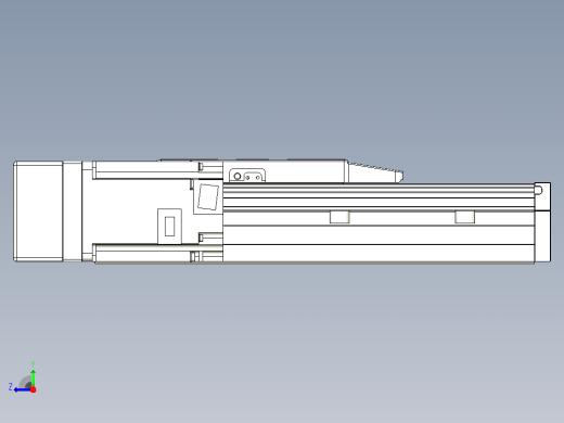 滚珠丝杠直线轴内置导轨TPA-GCR-150-2010C-L100-ML-M75-N3右视缩略图
