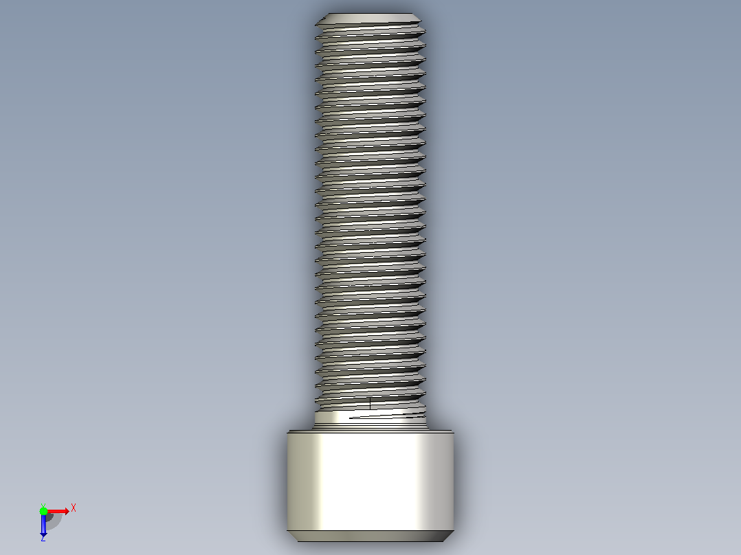 DIN_EN_ISO_4762_M16x60.ipt内六角螺钉俯视图