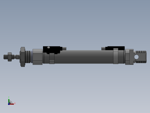 气缸MI16x75SCA(0)+(DS1-M-2)前视缩略图