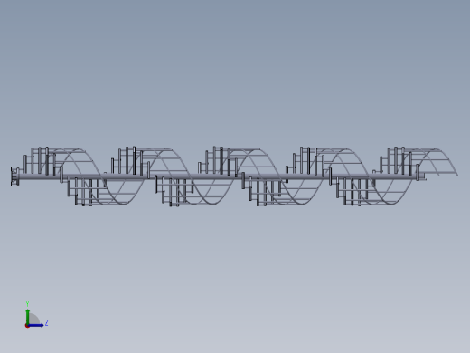 Thang Xoan螺旋楼梯简易模型3D图纸 Solidworks设计左视缩略图
