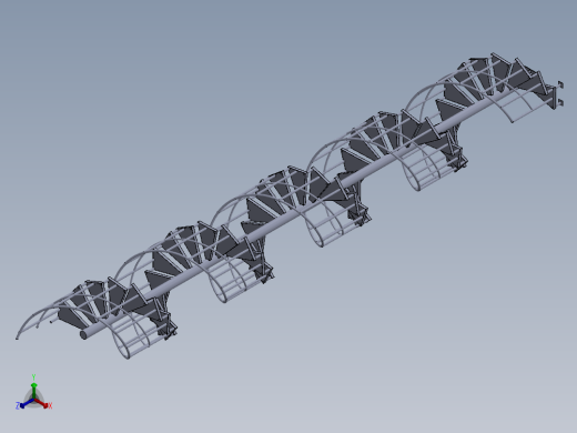 Thang Xoan螺旋楼梯简易模型3D图纸 Solidworks设计正等轴测缩略图