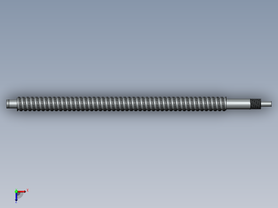 螺丝刀设计模型俯视图