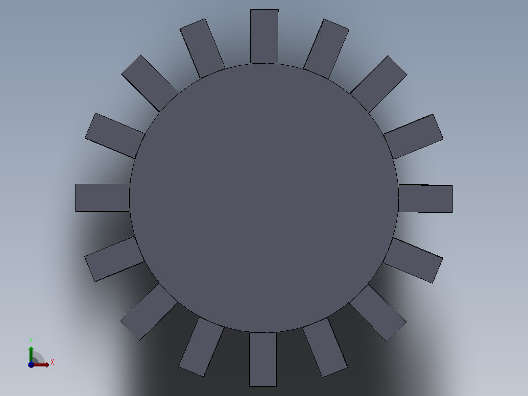 装配体螺旋阵列前视图