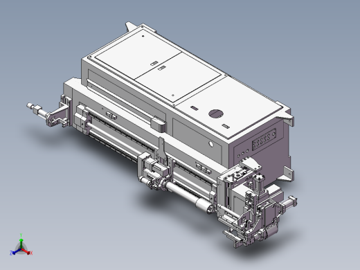 数控弯管机3D模型图纸 BB198 机械设计参考资料设计素材
