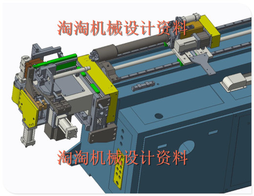 数控弯管机3D模型图纸 BB198 机械设计参考资料设计素材缩略图