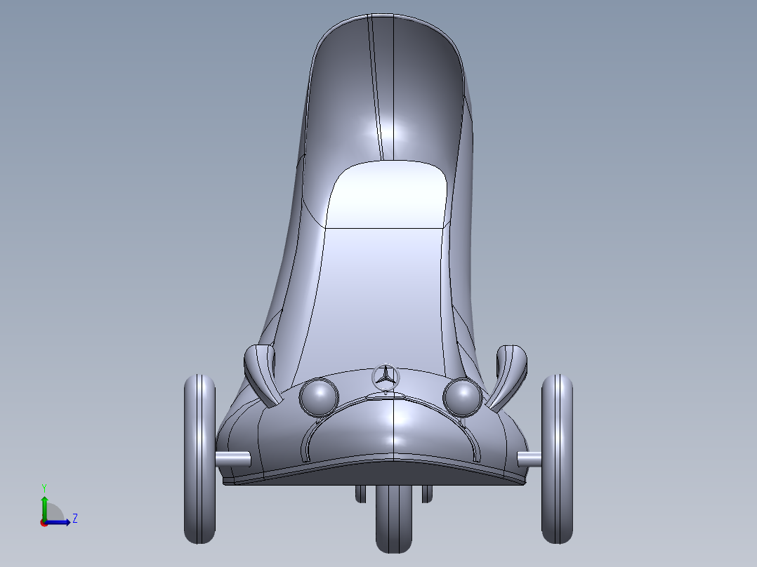 汽车高跟鞋左视图
