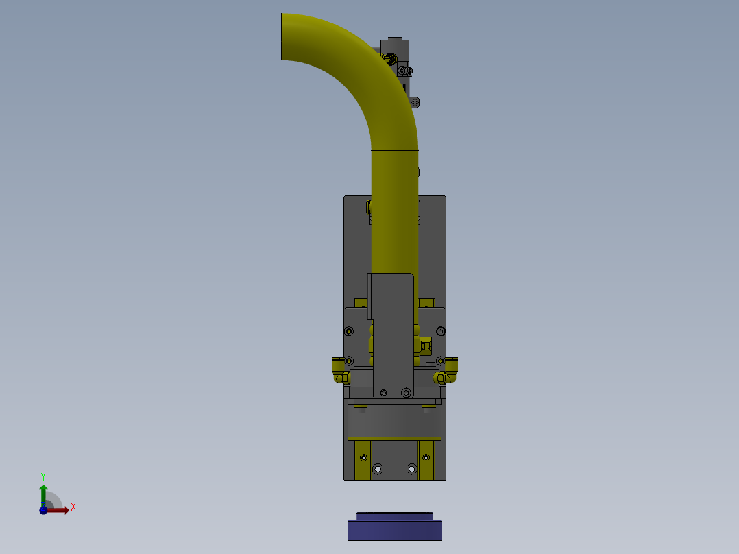 M4 异物吸取机构前视图
