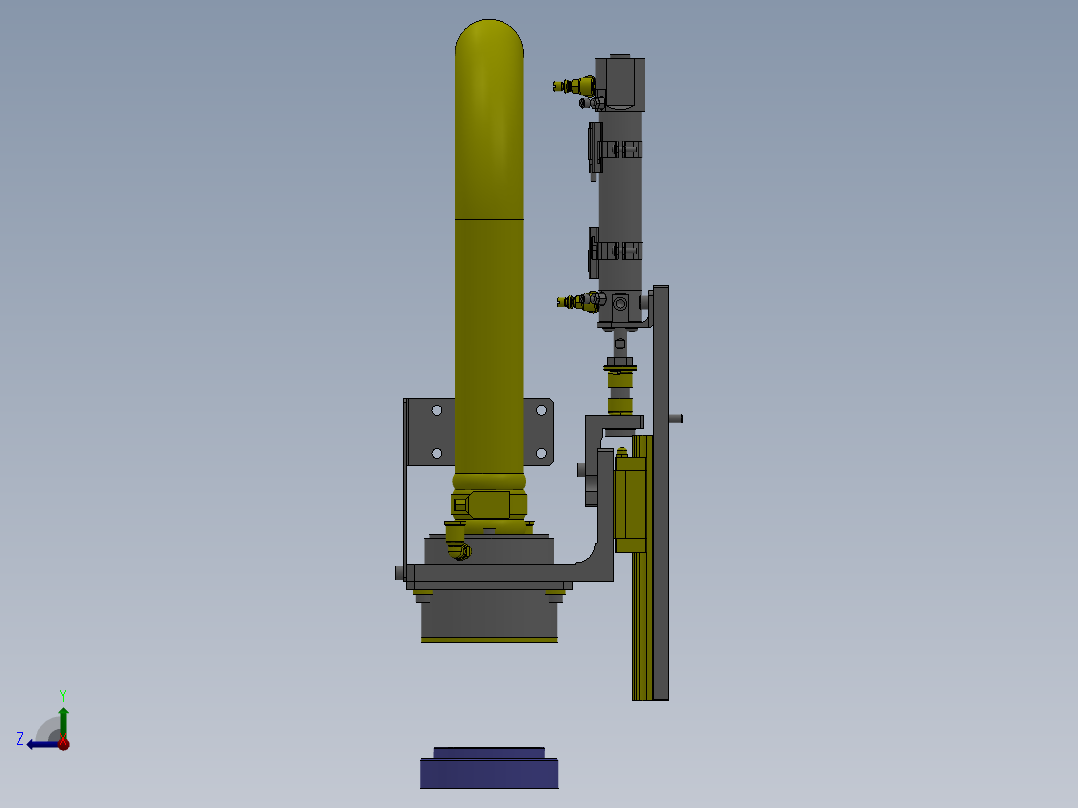 M4 异物吸取机构右视图