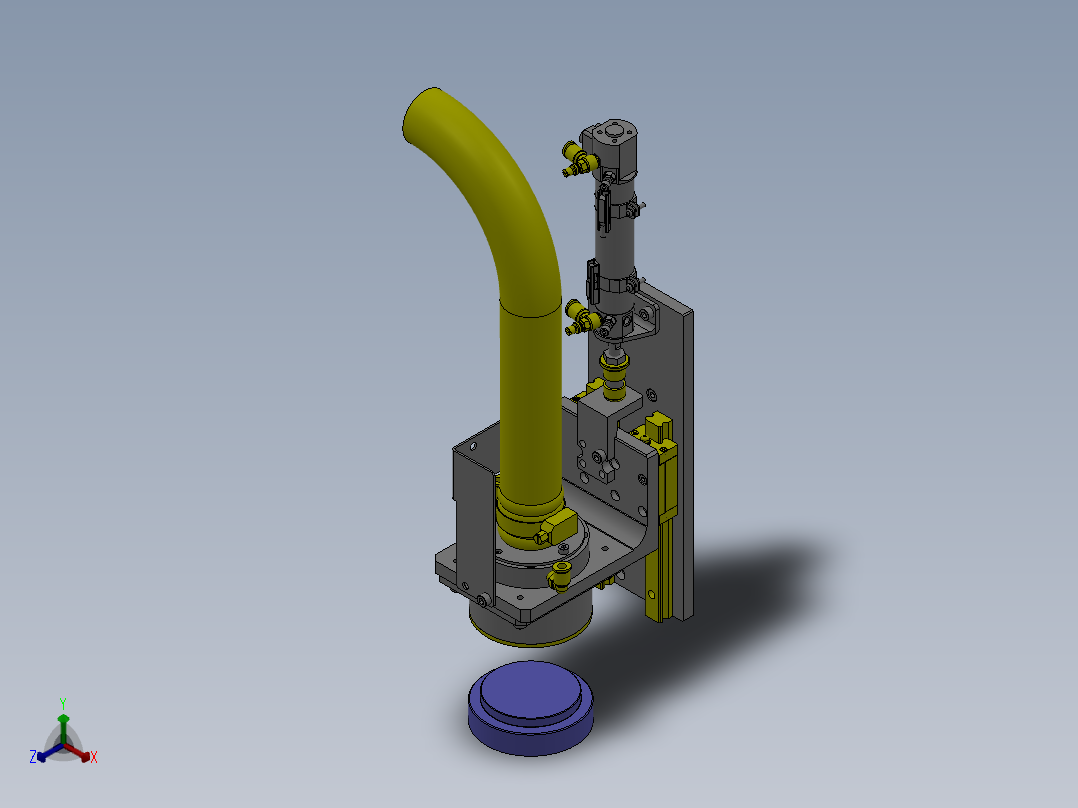 M4 异物吸取机构正等轴测图