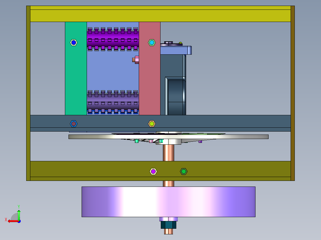 高速杂草清理器后视图