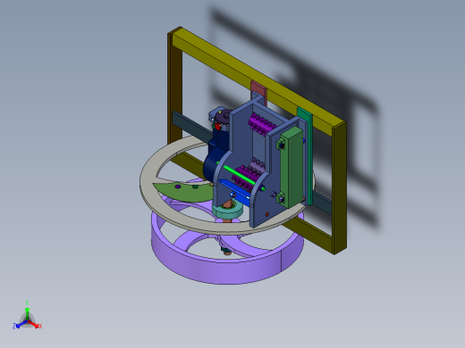 高速杂草清理器正等轴测缩略图