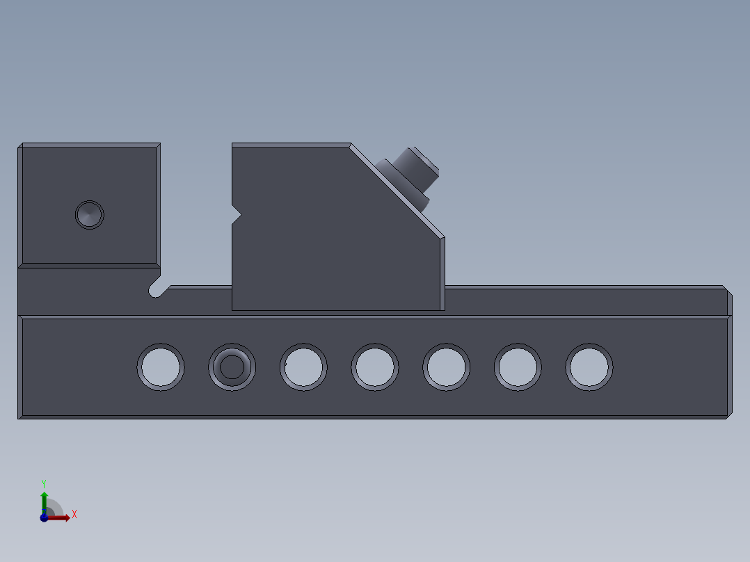 精密刀具制造商虎钳-SMALL PTV 1.875-3-1.175-6.SLDPRT前视图