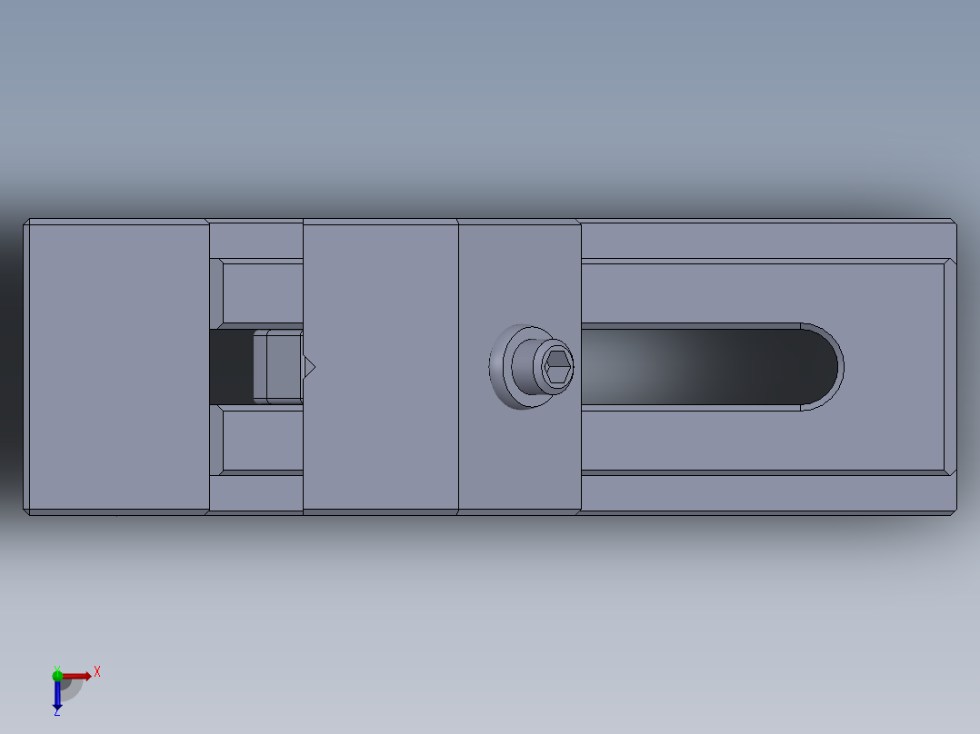 精密刀具制造商虎钳-SMALL PTV 1.875-3-1.175-6.SLDPRT俯视图