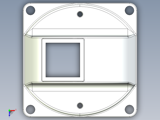 型材-BR 45X45 FLOOR MOUNT BASE KJN45BASE俯视缩略图
