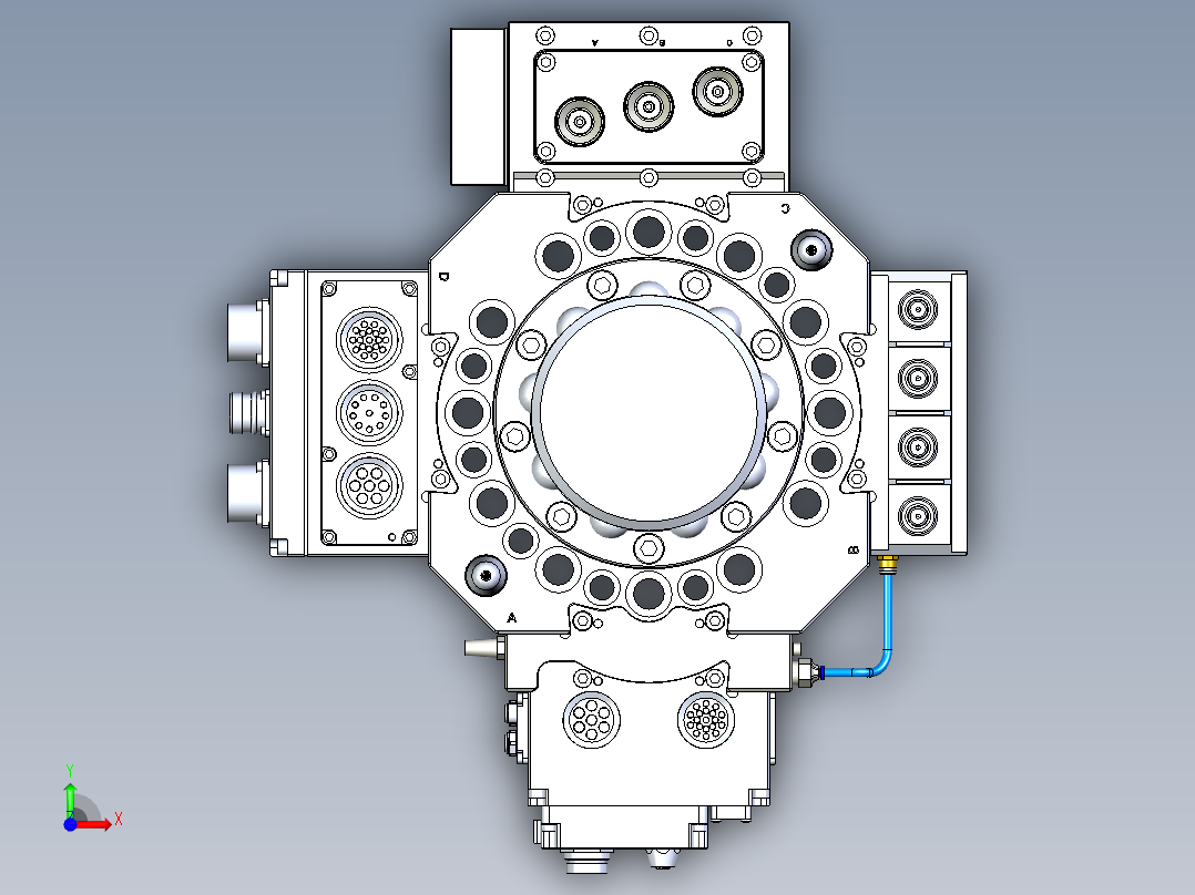 零点快换系统前视图