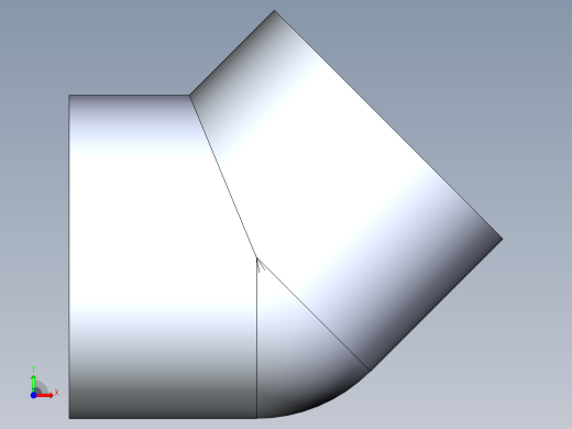 CPVC管件09-Sch80_45Elbow_FPTxFPT_9819-030 _3in前视缩略图
