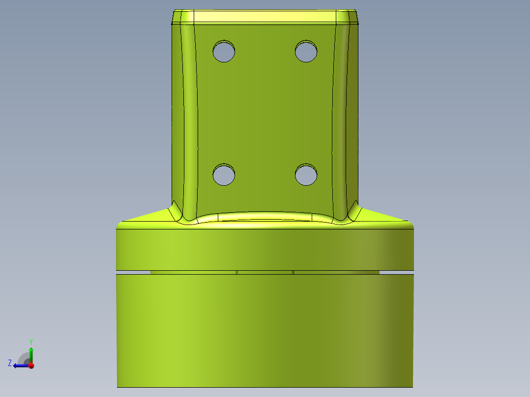 55-75-090箱体连接器.SLDASM右视图