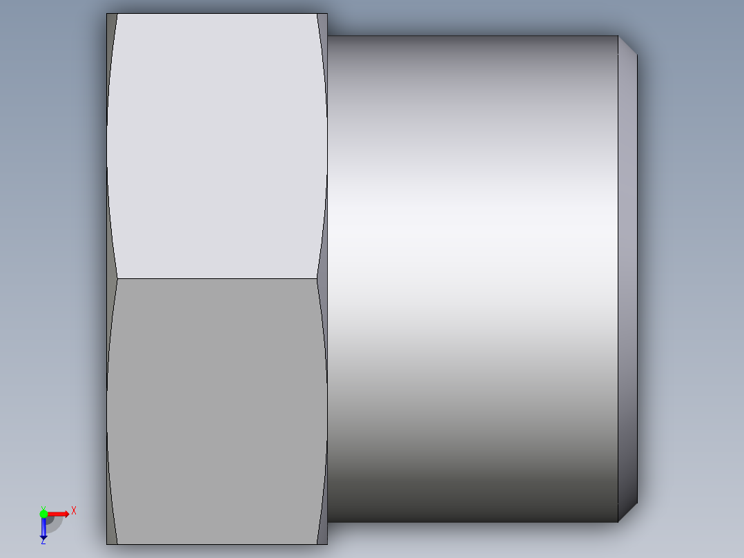 卡套式工业通用硬管接头EO_Blanking_plug_for_tube_ends_ROV14SCFX俯视图