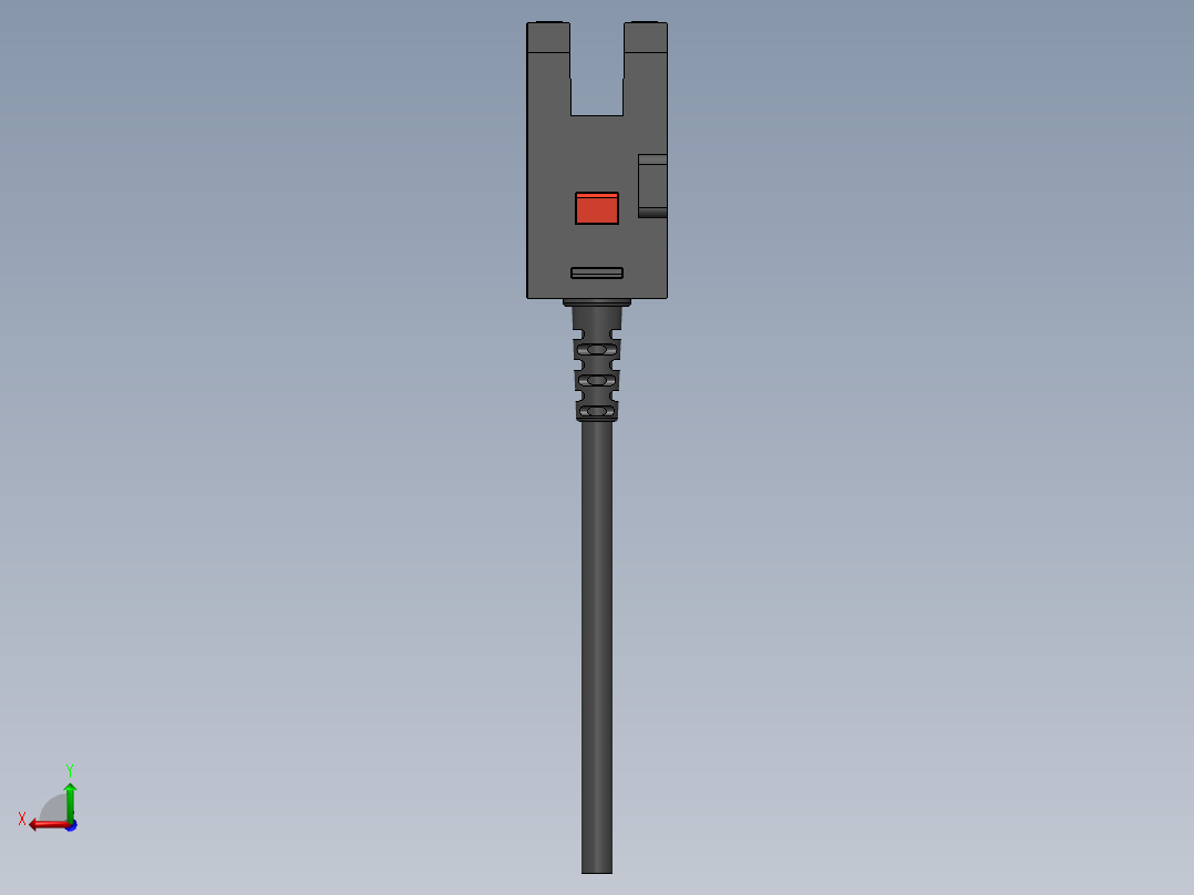 欧姆龙6系槽型光电（常用）导线引出型2M-EE-SX672-WR后视图