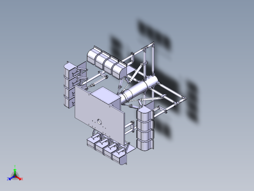 照明灯自动角度调节结构