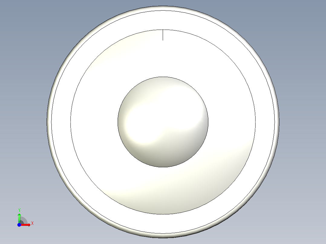 萬向滾珠61-3D多系列多零件图纸模型前视图