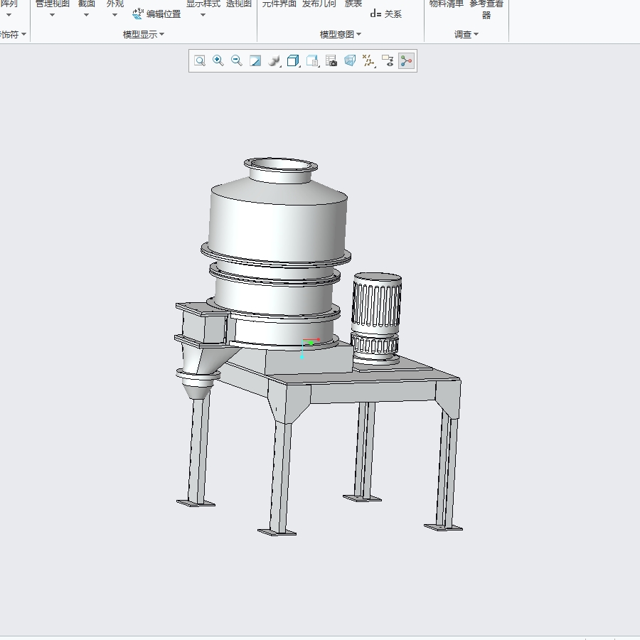 粉体定量供料系统设计-粉体稳流供料机含开题、proe三维及18张CAD图