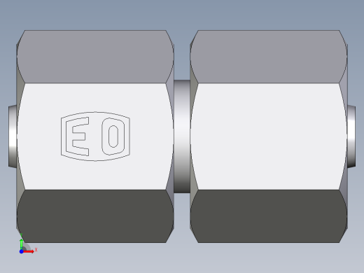 卡套式工业通用硬管接头EO_Swivel_union_GZ06SCF前视缩略图