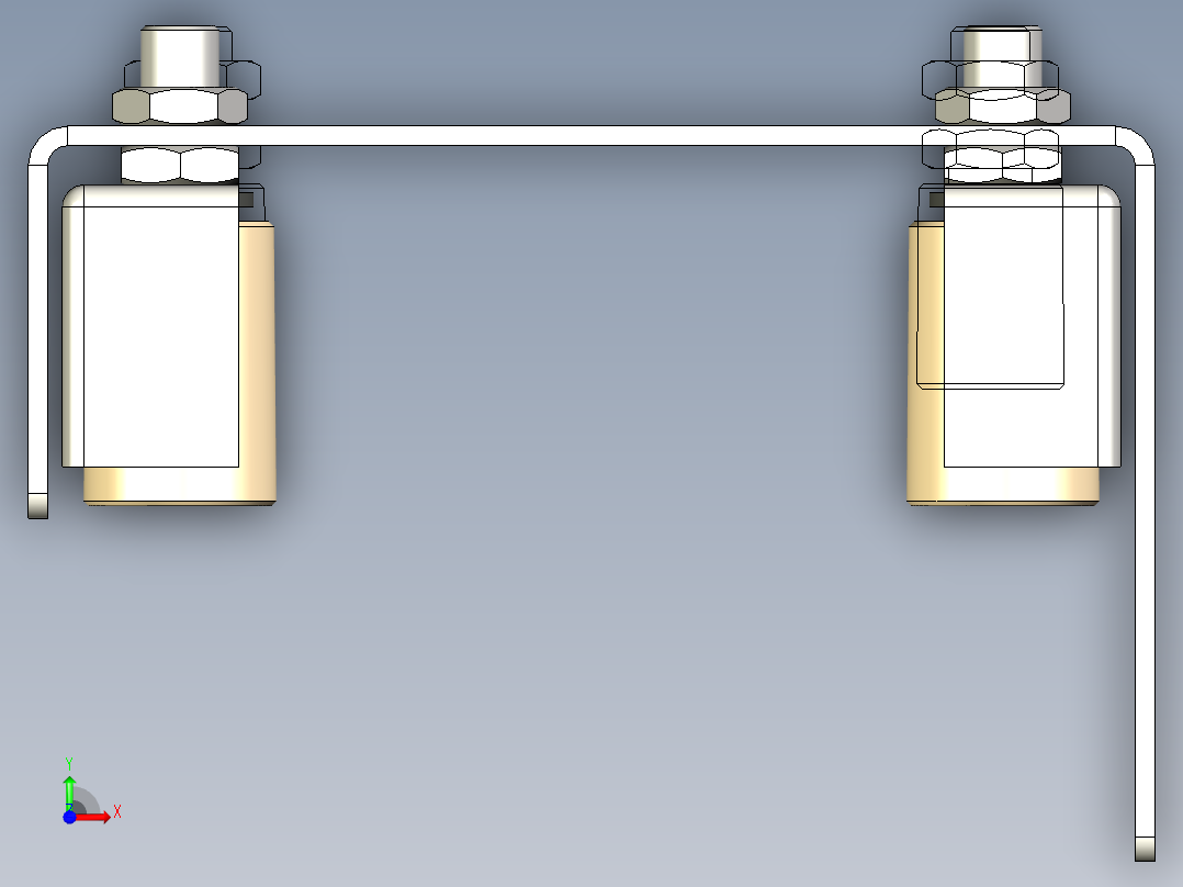导向板项目256-220和256-350前视图